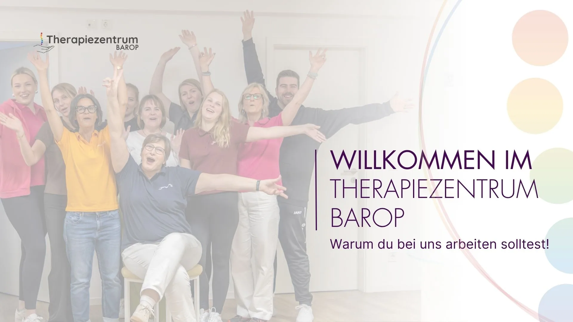Willkommen im Therapiezentrum Barop – warum du bei uns arbeiten solltest